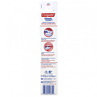 COLGATE Toothbrush Soft 2CT Classic Clean 36/Pack