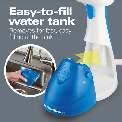 Hamilton Beach White Garment Steamer, White 4 / Pack