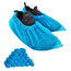 Shoe Covers Blue Economical with Elastic Non-Woven Fabric Disposable 200-count Packing (Count 100's/Pack)