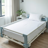 TC-180 FITTED SHEETS Economy "New Era" Import Fabric White FULL sizes Hospitality Beds  Thomaston Mills