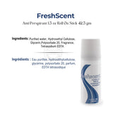 Freshscent™ Anti-Perspirant 1.5 oz Roll-On Stick Alcohol Free 42.5 gm (Count 96's/Pack)