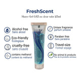 Freshscent™ Shave Gel 0.85 oz clear tube 25ml (Count 720's/Pack)