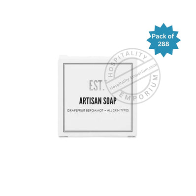 EST. Premium Artisan Soap, Square Blend of Grapefruit and Bergamot 1oz