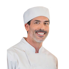 STD. Pillbox Cap Velcro Closure 1 Size fits all Lightweight 5oz. Poplin 65/35 Poly Cotton Color Black 