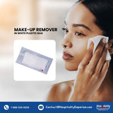Makeup Remover Travel Wet Wipes Cleansing No Scent Hotel guest bathroom amenity Premium Individual Bag bulk Economy packing (Count 200's/Pack)