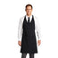 PREM. Apron V-NECK 2 pockets Twill Fabric 7.25oz 65/35 P/C size 29in W X 31in L Color Black 6/ pack