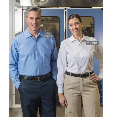 Formal Collared Short Sleeve Shirts Poly/Cotton Snap Closures No Pockets MULTICOLOR Available sizes XS-XL (Sold as 6's/ Pack)