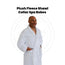 Plush Fleece (100%P Coral) Extra Soft 400GSM Shawl Collar Spa Robes Unisex White Size: 2XL 2/Pack