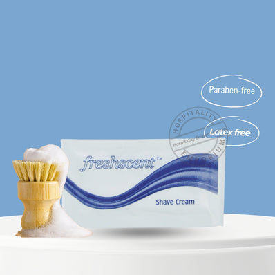 Freshscent™ Shaving Cream 0.25 oz Disposable Pouch 7.5 ml (Count 1000's/Pack)
