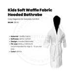 Premium Waffle Weave (100%C) 300GSM Shawl Collar Turkish Bathrobes color NATURAL Size: L/XL 2/Pack