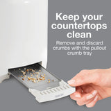 Proctor Silex® Wide-Slot 2 Slice Toaster, ASO, extra Wide Slots, Toast Boost, 7-Shade Toast Select, White