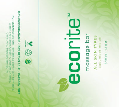 Ecorite Massage Bar, Rectangle 1.5oz, 42g