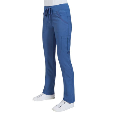 PREM. Scrub BOTTOM PANT 1 Back 2 Lower Side Cargo-type 2 Deep Diagonal Pockets Twill Fabric 4.5oz Poplin 65/35 P/C Multi-Color sizes 2XS-XL