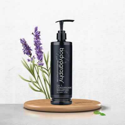 Bodyography Pump Bottle - 2-in-1 Conditioning Shampoo 13.5oz, 400ML