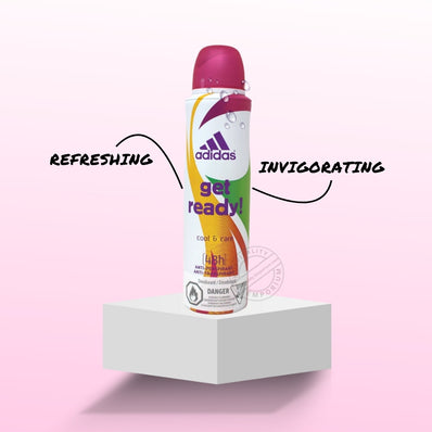ADIDAS Spray women cool & care get ready 150ml Pack of 12