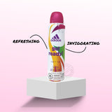 ADIDAS Spray women cool & care get ready 150ml Pack of 12