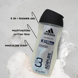 ADIDAS Body wash 3 in1 cotton tech 250ml Pack of 12