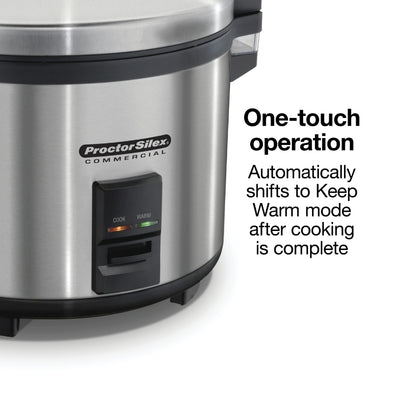 Proctor Silex Commercial 60 Cup Rice / Oatmeal Cooker