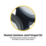 Hamilton Beach Commercial 240V/2500W 90 Cup Rice / Oatmeal Cooker / Warmer (requires special electrical outlet)