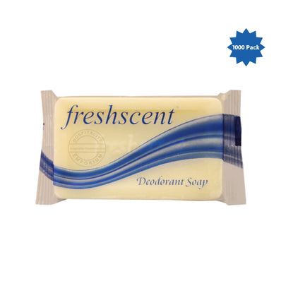 Freshscent™ Deodorant Hand Soap Bars 0.35 oz vegetable based ind. wrapped 10.0gm (Count 1000's/Pack)