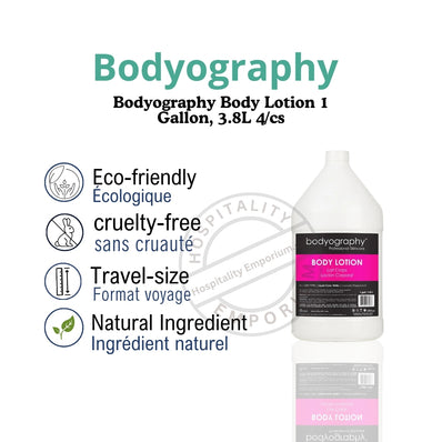 Bodyography Body Lotion 1 Gallon, 3.8L