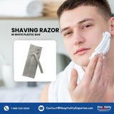 Shaving Razor Twin Blades Guest Bathroom Amenity individual plastic Bulk Economy Packing (Count 200's/Pack)
