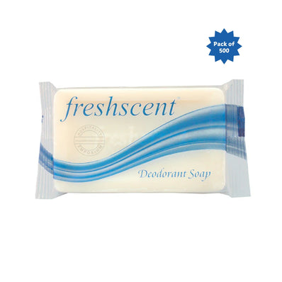 Freshscent™ Deodorant Body Soap Bars 1.0 oz vegetable based ind. wrapped 28.5gm (Count 500's/Pack)