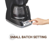 Proctor Silex Coffee Maker 12 Cup Programmable w/ ASO, Black
