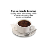 Proctor Silex Commercial, Alum. Urn, 100 cup, one hand dispensing, coffee level indicator