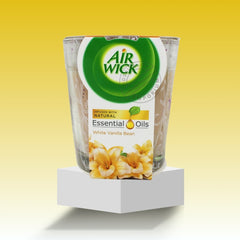 AIRWICK candle white vanilla bean Pack 105g of 12