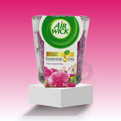 AIRWICK candle pink sweet pea 105g  Pack of 12