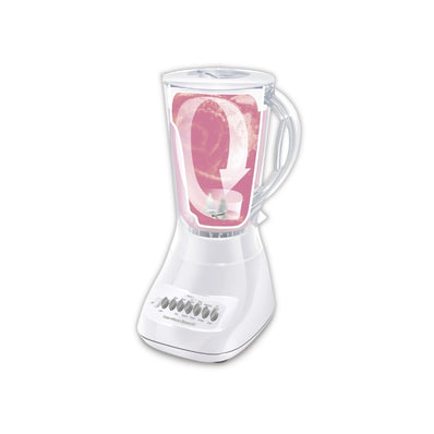 Hamilton Beach 10 Spd. Smoothie Blender, w/56 Oz. Capacity, 575WPP, Dishwasher Safe Jar, White
