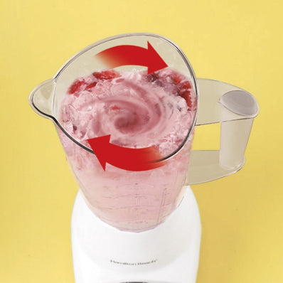 Hamilton Beach 10 Spd. Smoothie Blender, w/56 Oz. Capacity, 575WPP, Dishwasher Safe Jar, White