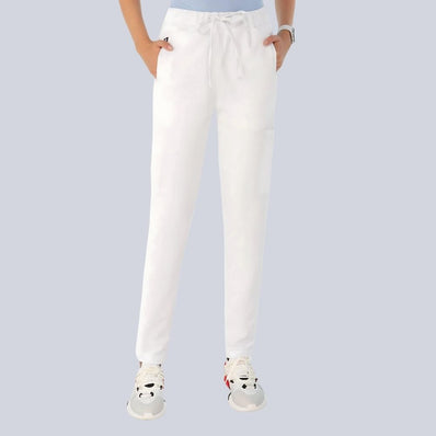 PREM. Scrub BOTTOM PANT Full Elastic Waist Drawstring 4 Pockets Twill Fabric 5.5oz Poplin 65/35 P/C Multi-Color sizes 2XS-XL