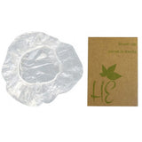 Shower Hair Cap clear Guest Bathroom Amenity individually wrapped  in Economical Eco Friendly Brown Box Packing (Count 200's/Pack)