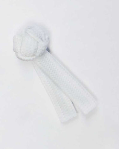 Premium Chef Coat 100% Cotton Twill Long Sleeve with Knot Button Closures Color White Size XS-XL