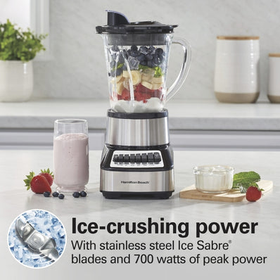 Wave Crusher® Multi-Function Blender, Ice Crushing, Easy Clean, Black/Silver