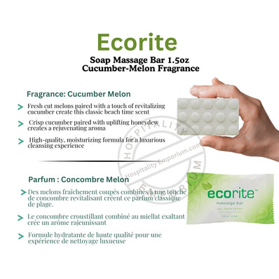 Ecorite Massage Bar, Rectangle 1.5oz, 42g
