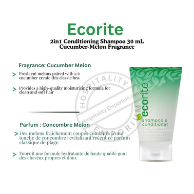 Ecorite Shampoo & Conditioner 1oz, 30ml
