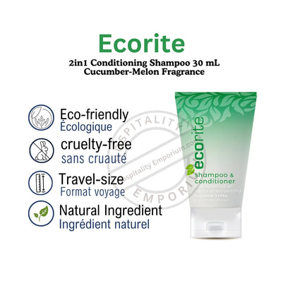 Ecorite Shampoo & Conditioner 1oz, 30ml