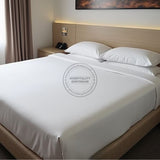 TC-180 FLAT SHEETS percale fabric White QUEEN sizes Hospitality Beds  Thomaston Mills