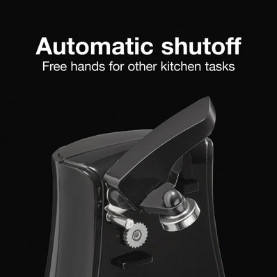 Proctor Silex Can Opener Power OpenerTM w/Knife Sharpener, ASO, Black