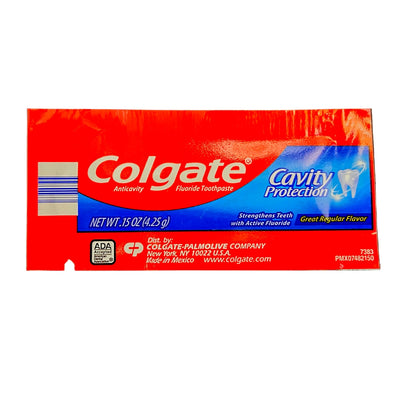 Toothpaste "Colgate" 0.15oz Cavity Protection Fluoride single use (Count 200's/Pack)