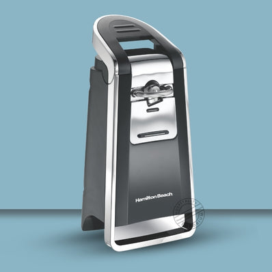 Hamilton Beach Can Opener Smooth Touch® , Easy-Touch Lever, Black/Chrome