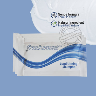 Freshscent™ Conditioning Shampoo 0.34 oz Disposable Pouch 10 ml (Count 1000's/Pack)