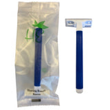 Shaving Razor Twin Blades Guest Bathroom Amenity individual in Clear plastic Bag Economy Packing (Count 200's/Pack)