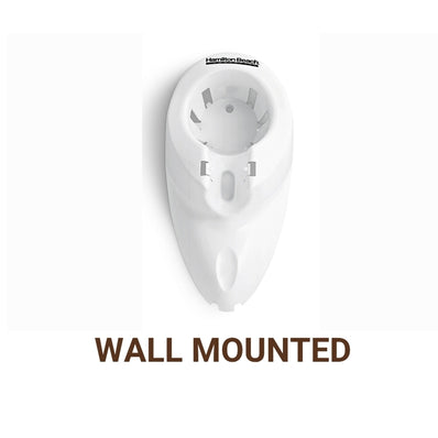 Hamilton Beach Wall Mount Hair Dryer, 1500 Watts, Auto Safety Shut Off, Toggle Switch, White