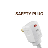 Hamilton Beach Wall Mount Hair Dryer, 1500 Watts, Auto Safety Shut Off, Toggle Switch, White