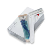 Shaving Kit Razor Twin Blades White + FreshScent Shave Cream 18-25ml multi-Use Bathroom Amenity Premium individual Box packing (Count 200's/Pack)