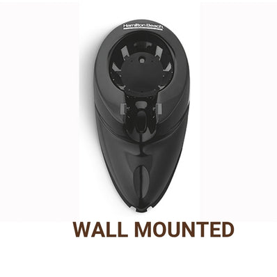 Hamilton Beach Wall Mount Hair Dryer, 1500 Watts, Auto Safety Shut Off, Toggle Switch, Nightlight on Plug, Black